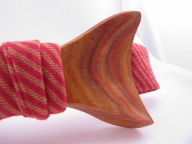 The Ginger Wood Bow Tie by Ella BIng
